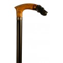 Olive handle with ebony FOX, black beech wood shaft