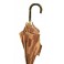 Paraguas de señora con tela de CORCHO y puño de metacrilato oro viejo
