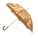 Lady umbrella with CORK cloth and old gold methacrylate handle