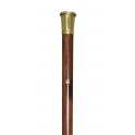 Octogonal gilded doublé handle, brown beech wood