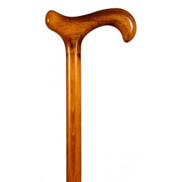 Flamed beech wood cane