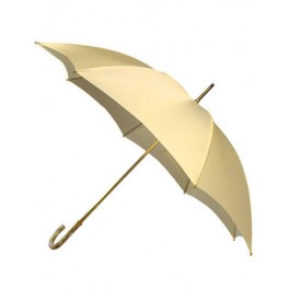 Wedding umbrella with beige methacrylate handle