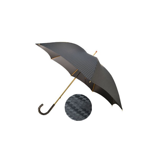Paraguas de caballero con puño de gris - Finna Walking