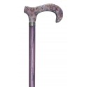 Persia cloth handle, purple waxed ash wood
