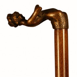 NAKED FEMALE, solid bronze
