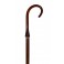 Calzador curva metacrilato concha, palo de encina, pala concha. 67 cm largo