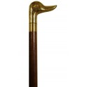 Duck brass handle, collapsible cane