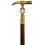 Mining brass handle, colapsible cane