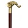 Duck brass handle, collapsible cane