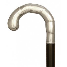 Segmented smooth crook, silver 925