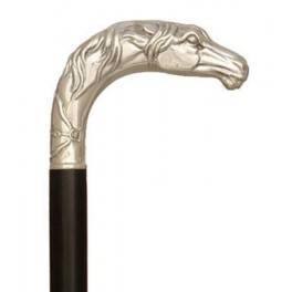 Silver horse handle