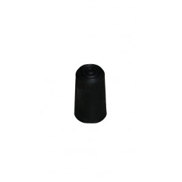Conical rubber end