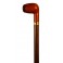 Collapsible cane with a heather pipe, stamina wood