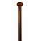 Cane with dices of bone, stamina wood